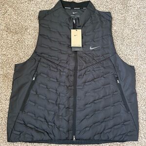 Nike Men's Dark Gray Quilted Vest